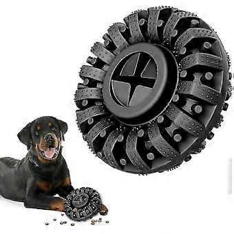 Dog Toys For Aggressive Chewers, Natural Rubber Indestructible Dog Toys Treat Dispenser For Power Chewers, Durable Dog Chew Toy For Medium And Large B