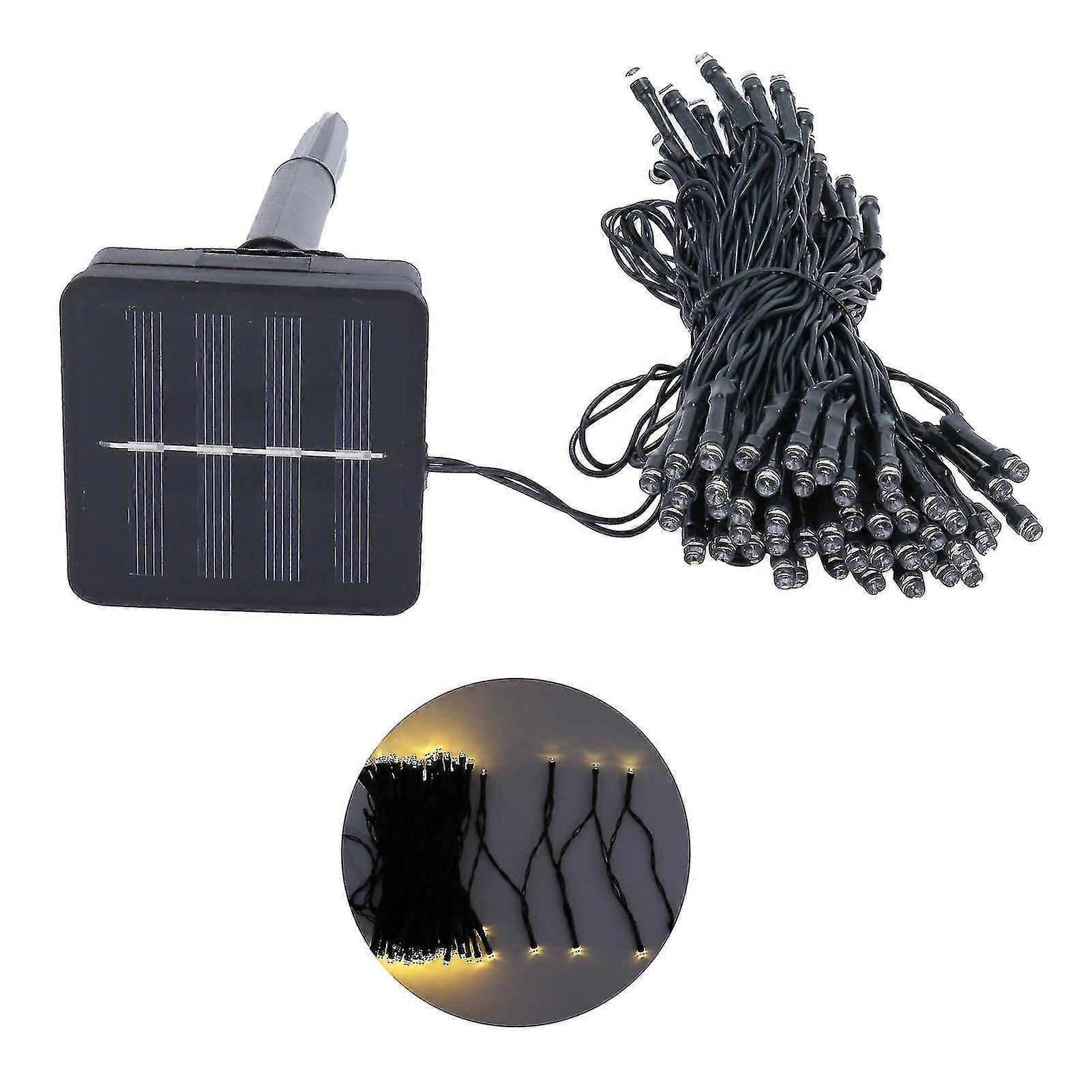 12m IP45 Waterproof 100LED Solar Light String for Garden Lawn Decoration
