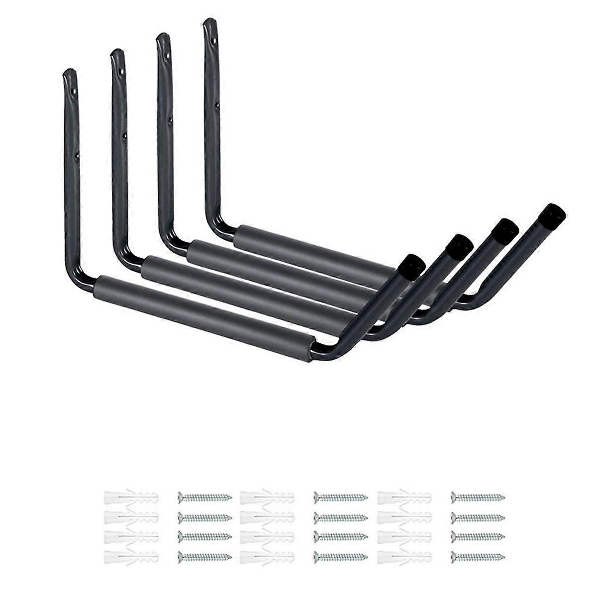 Garage Indoor Kayak Storage Hook Hanger, Warehouse Storage Kayak Hooks for Canoe Paddle Board, Ladd