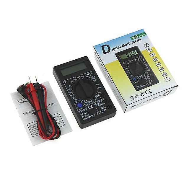 DT-830B LCD Digital Multimeter Mini Handheld Multimeter For Voltmeter Ammeter AC/DC 750/1000V Ohm Tester Meter With Probe