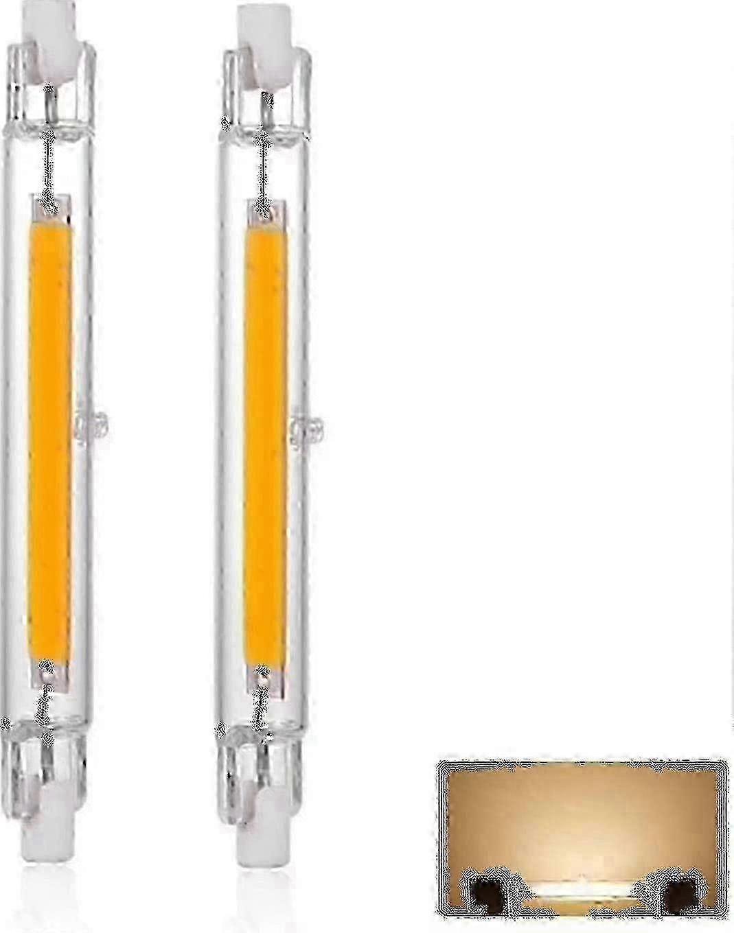 R7s Λάμπα Led 118mm 30w Dimmable, Θερμό Λευκό 3000k 3000lm, Γραμμική Αντικατάσταση J118 300w Λαμπτήρας Αλογόνου, 360 A