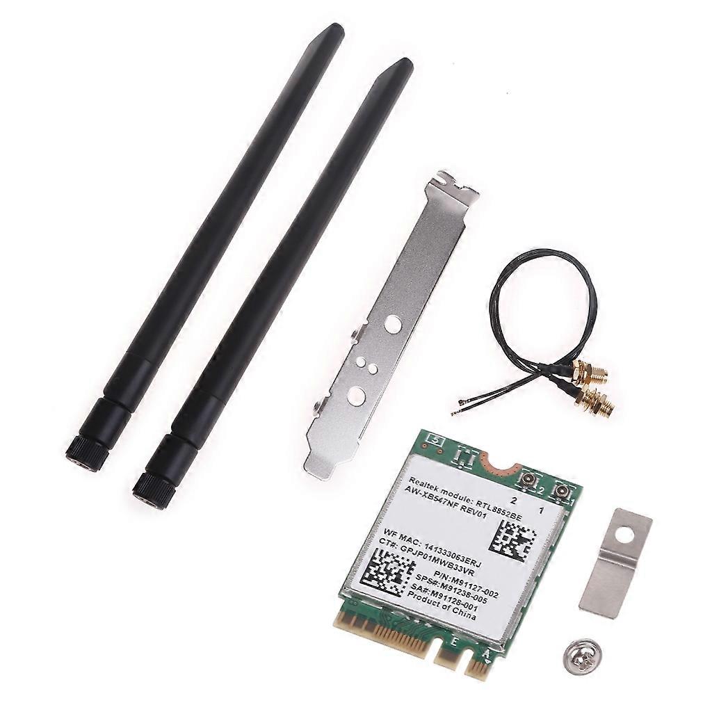 Wi-Fi 6 RTL8852BE NGFF M.2 WiFi Card Dual Band WiFi compatibile con BT 5.2