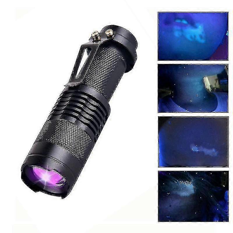 Lightweight Hand-held Wood's Lamp Wavelength Ultraviolet Diagnostic Uv Skin Fungal Detection Analyzer +flashlight Function