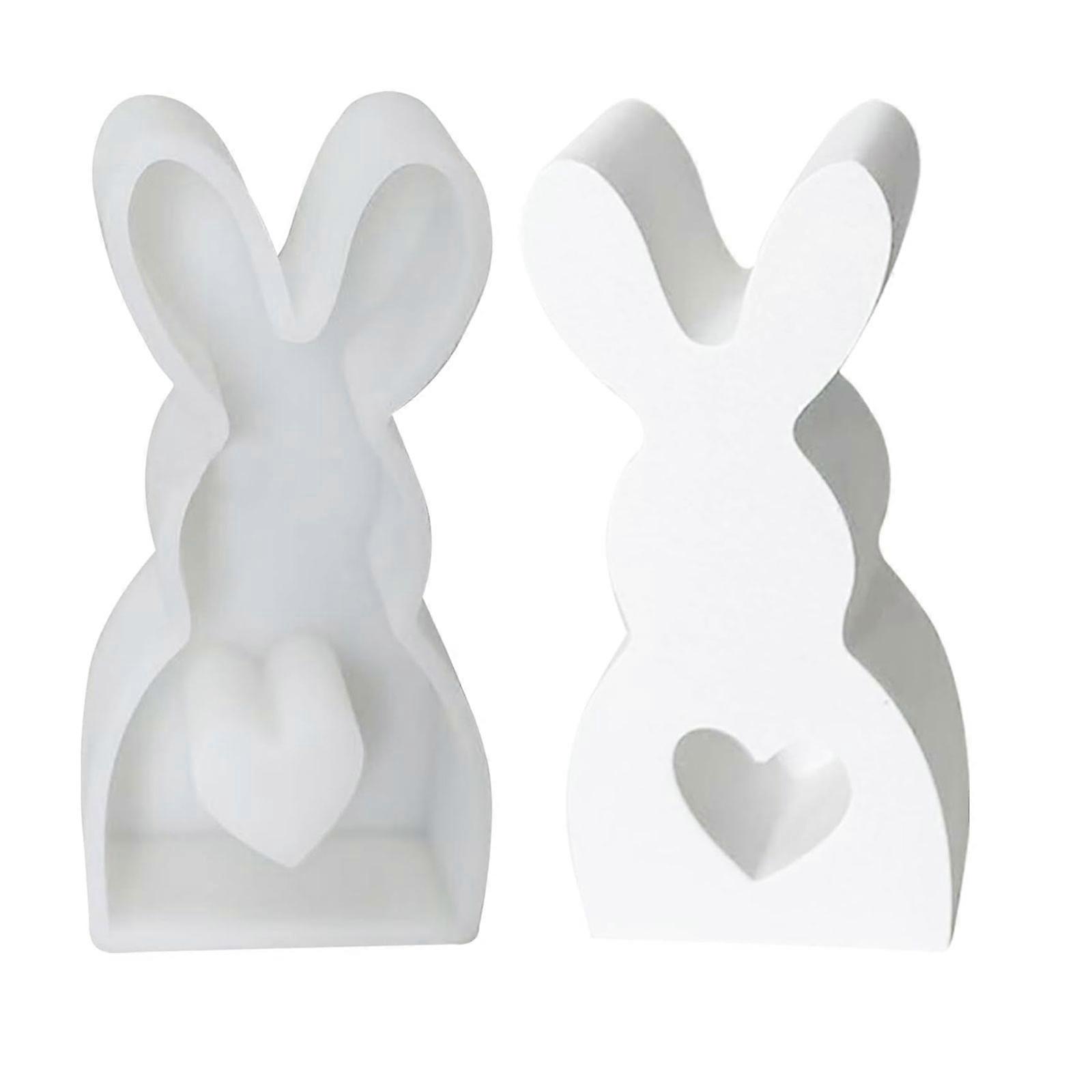 Easter Rabbit Silicone Mould, Easter Rabbit Silicone Moulds, Casting Moulds, 3D ,100% New