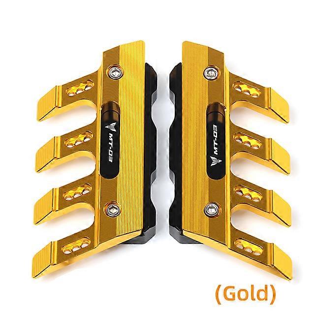 With Logo For YAMAHA MT-03 MT03 Motorcycle Mudguard Front Fork Protector Guard Block Front Fender Anti-fall Slider Accessories
