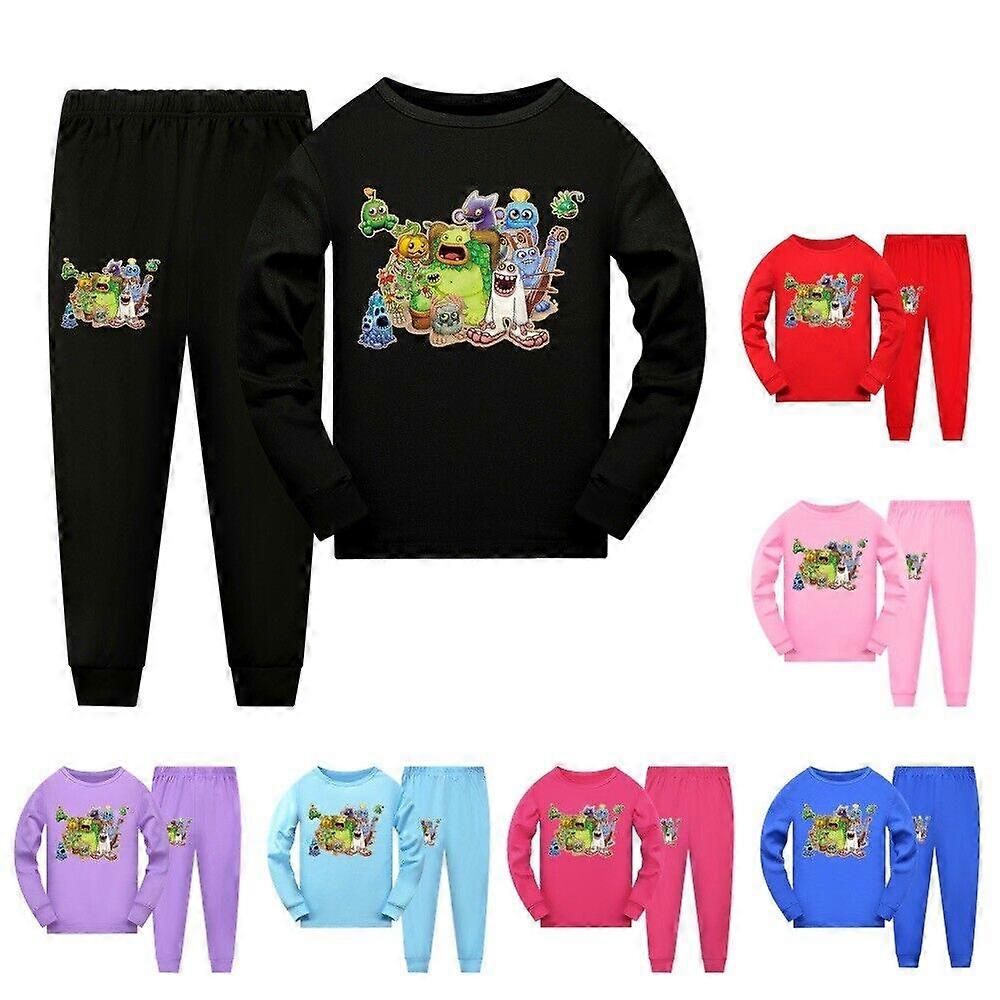 kid mina sjungande monster wubbox furcorn pyjamas topp pyjamas pyjamas set nattkläder