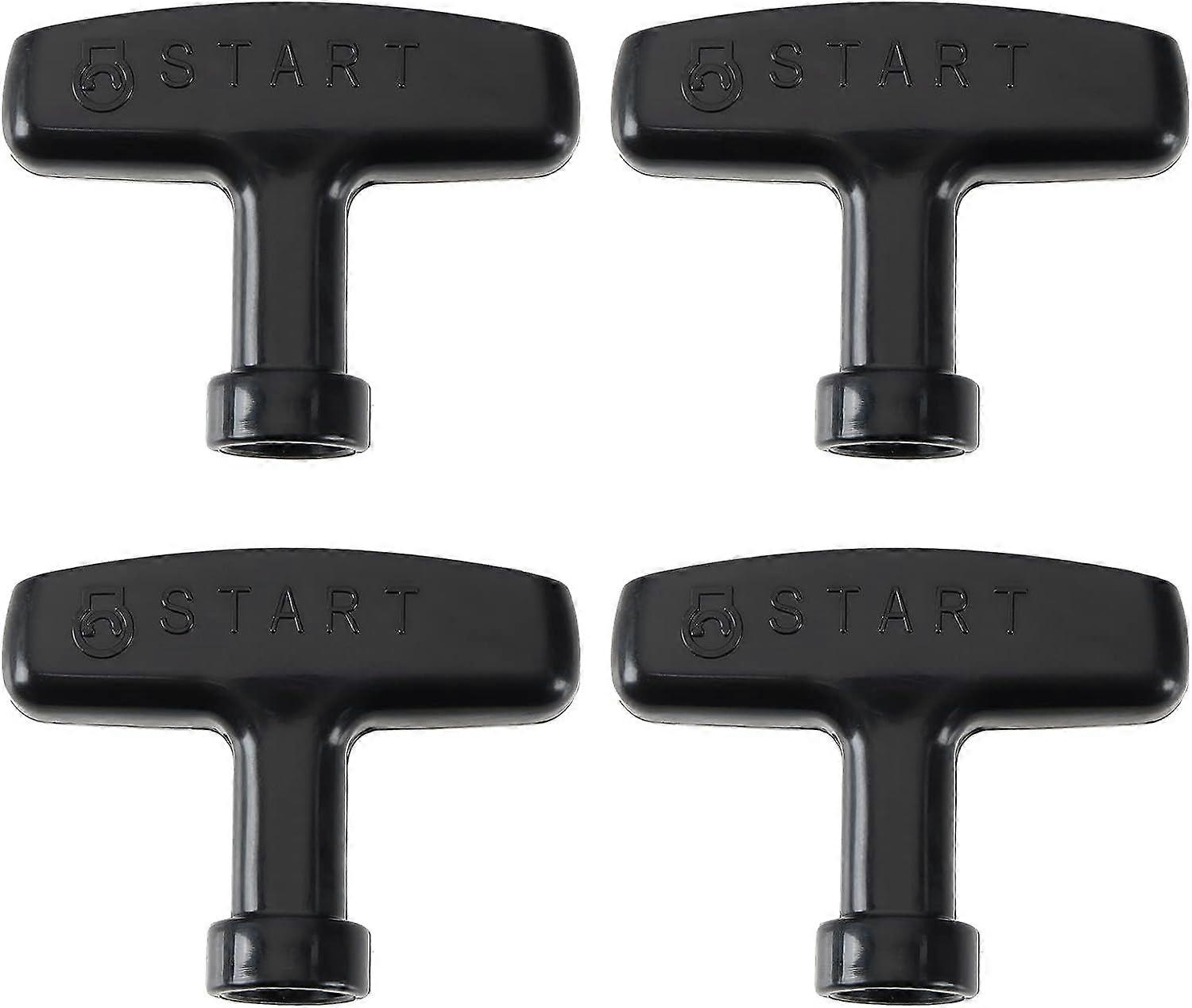 Be In Your Mind 4Pcs Pull Start Handle Gasoline Engine Starter Handle Grip Universal Lawnmowers Parts Starter Accessories for Lawn Mower Generator Spr