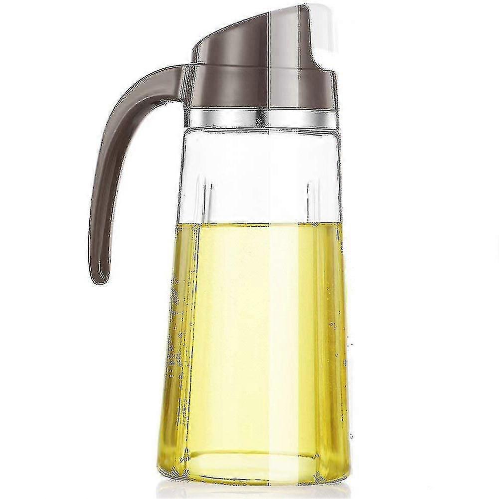 Auto Flip Olive Oil Dispenser Bottle,20 Oz Leakproof Condiment Container
