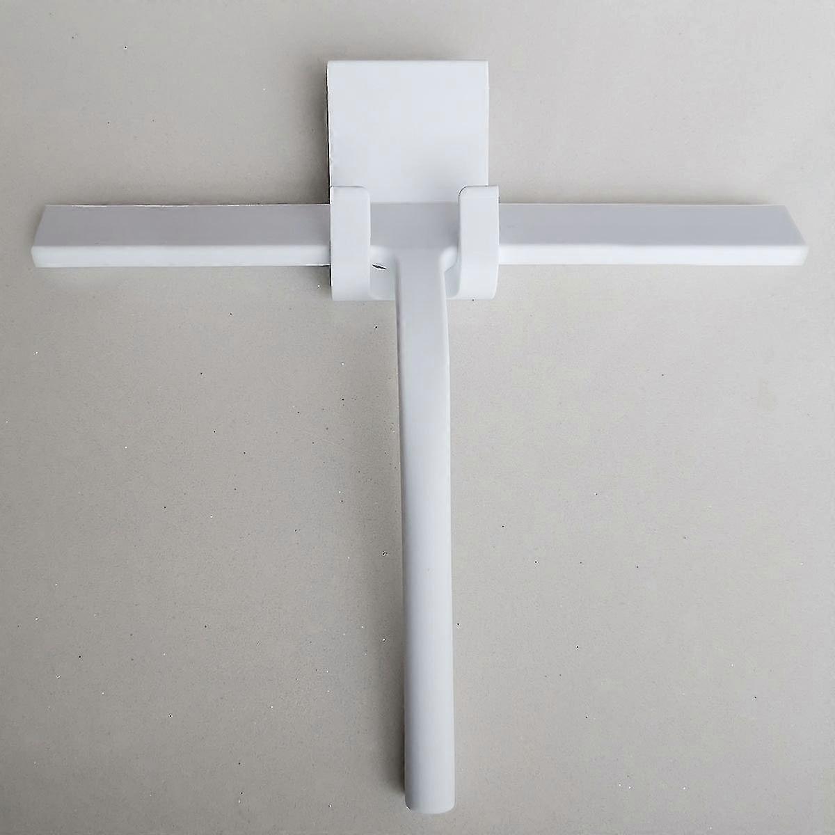 Hook + White-bathroom Glass Wiper