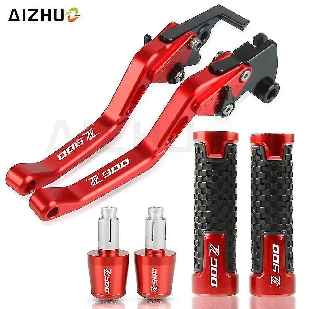 Paire De Leviers De Frein Et D'embrayage Réglables Pour Kawasaki Z900 (2017-2024) - Alliage CNC - Vert
