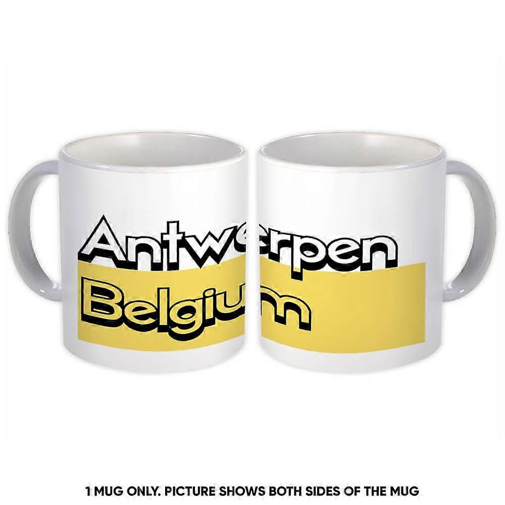 Gift Mug: Antwerpen Belgium Rectangle