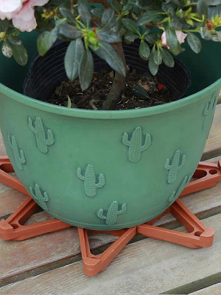 New Upgrade Succulent Pot Strong 12pcs Durable Display Invisible Risers Breathable Feet Ventilated Bonsai Non Slip Supports