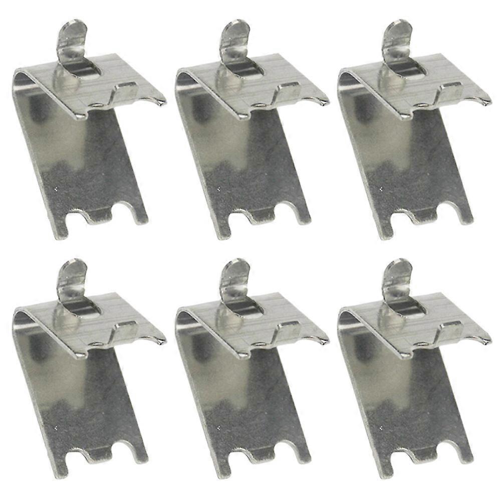 6pcs Replacement Refrigerator Shelf Clips Refrigerator Shelf Support Clamp