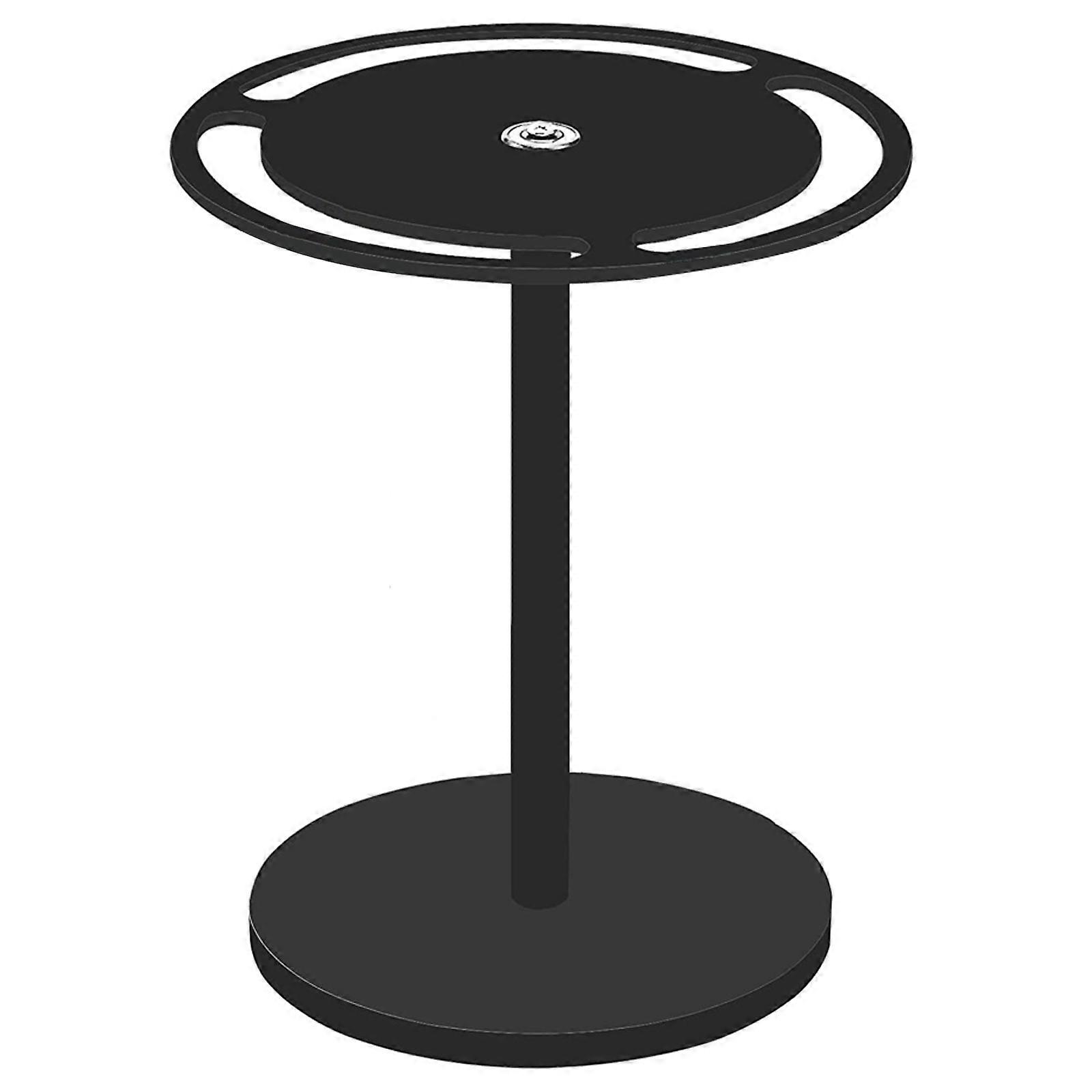New Upgraded Clear Acrylic Round Barbell Pedestal Display Riser Tabletop Sunglasses Holder Acrylic 360 Rotating Eyeglasses Display Rack