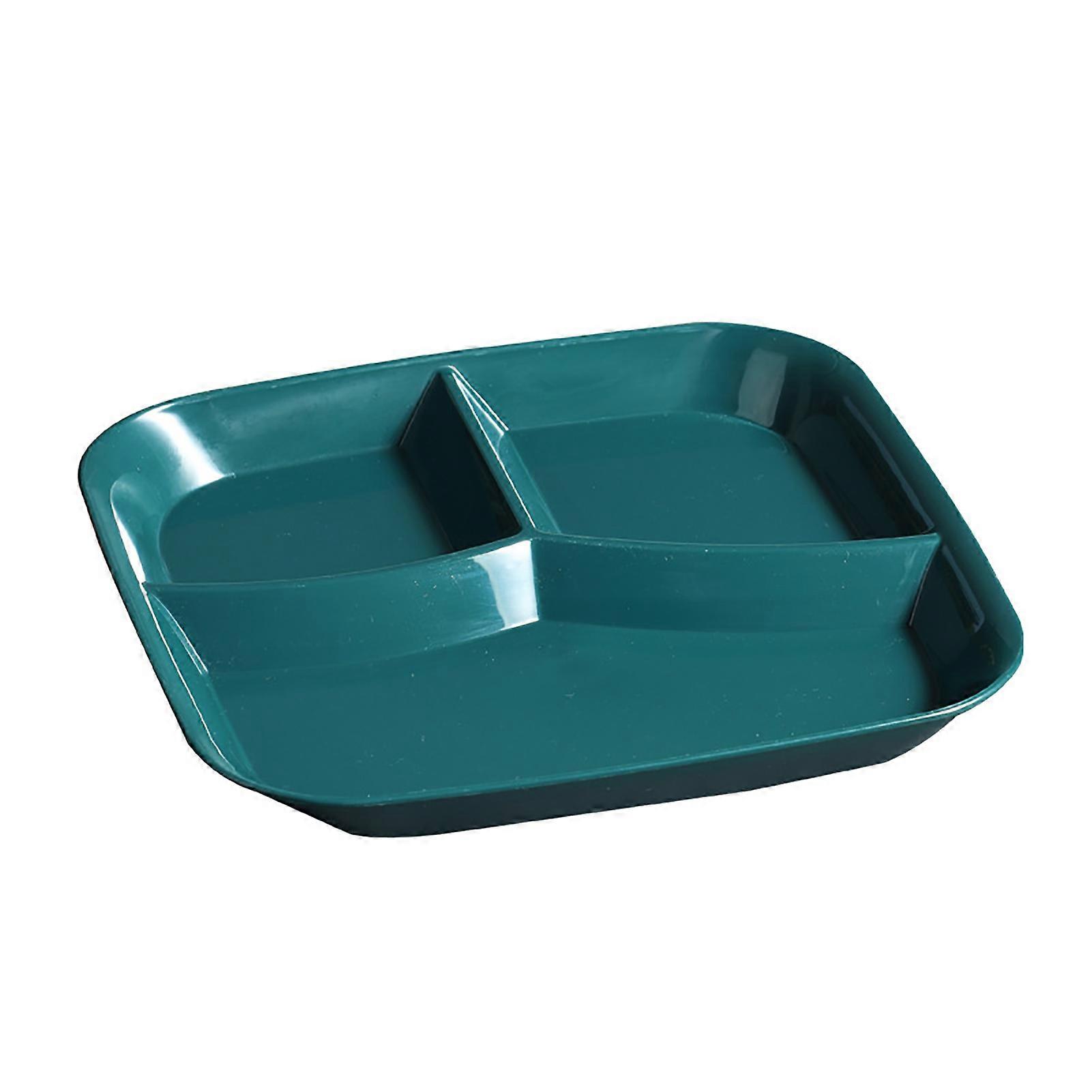 Individual Grid Multi-use Food Plate Plastic Practical Shockproof Food Tray for Home