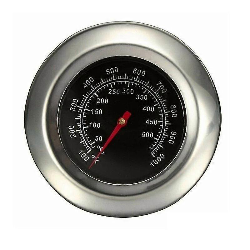 Oval Bbq Pit Smoker Grill Thermometer Dial Temperature Gauge Fahrenheit Celsius Double Scale 100-1000 / 50-500
