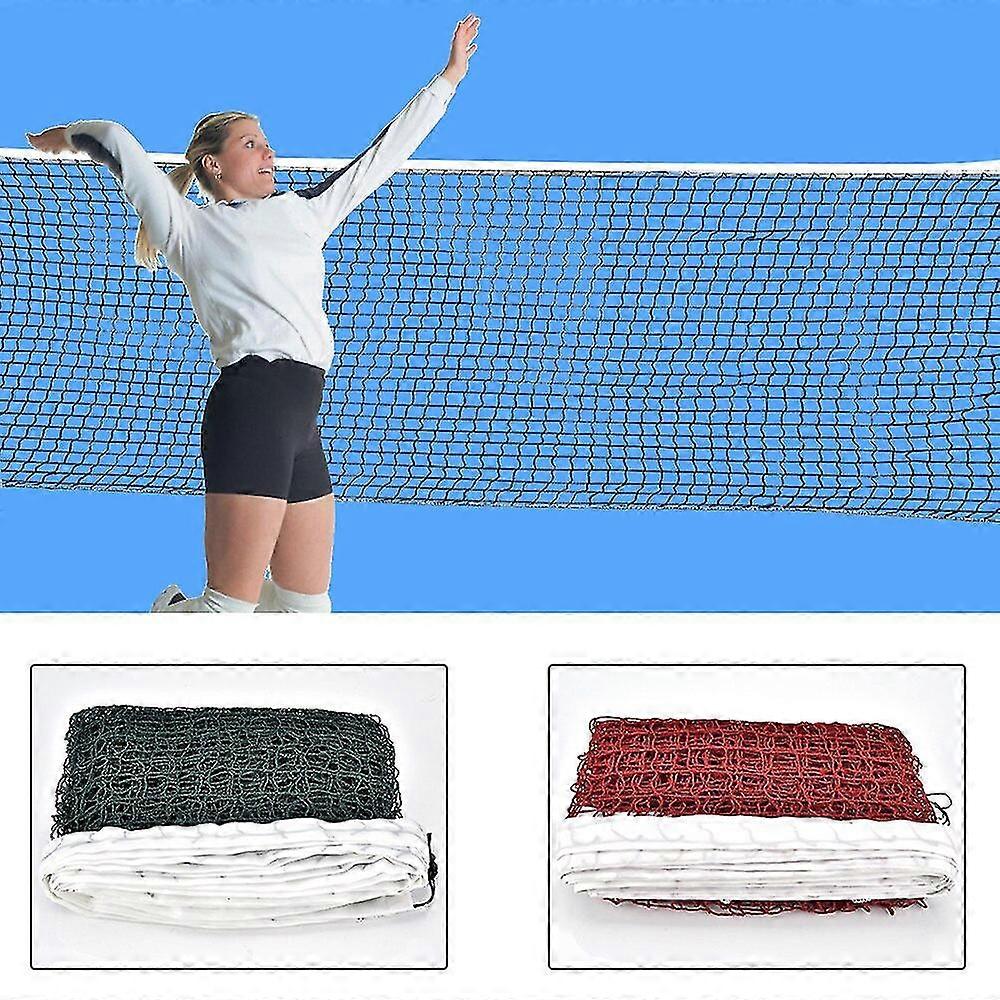 6.1mx0.75m Professional Sport Training Standard Badminton Net Outdoor Tennis Net Mesh Volleyball Net Exercise Drop
