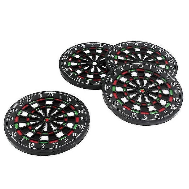 Dww-4pcs Beer Coasters Creative Dart Board Coffee Beer Tea Coasters Plastic Abs Dartboard Placemats