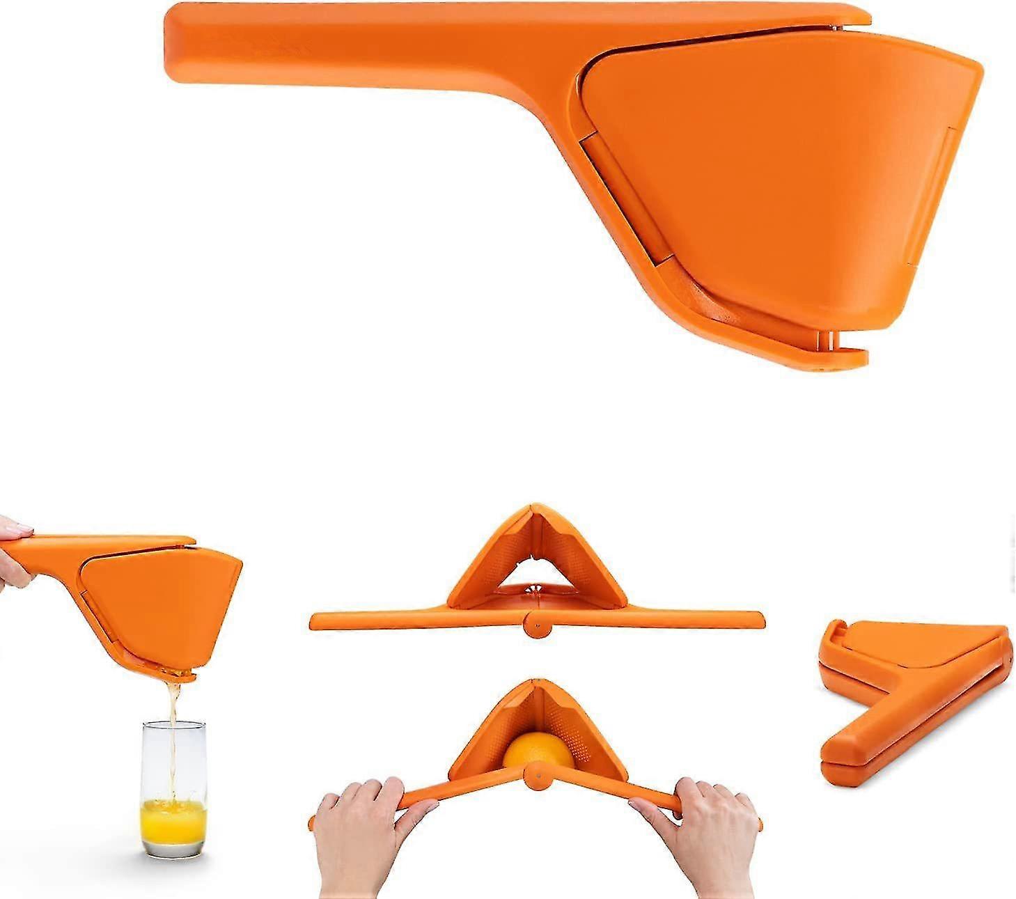 Lemon Juicer, Easy Squeeze Manual Lemon Juicer, Citrus Juicer That Folds Flat, Lemon Squeezer With Sideways Pivot