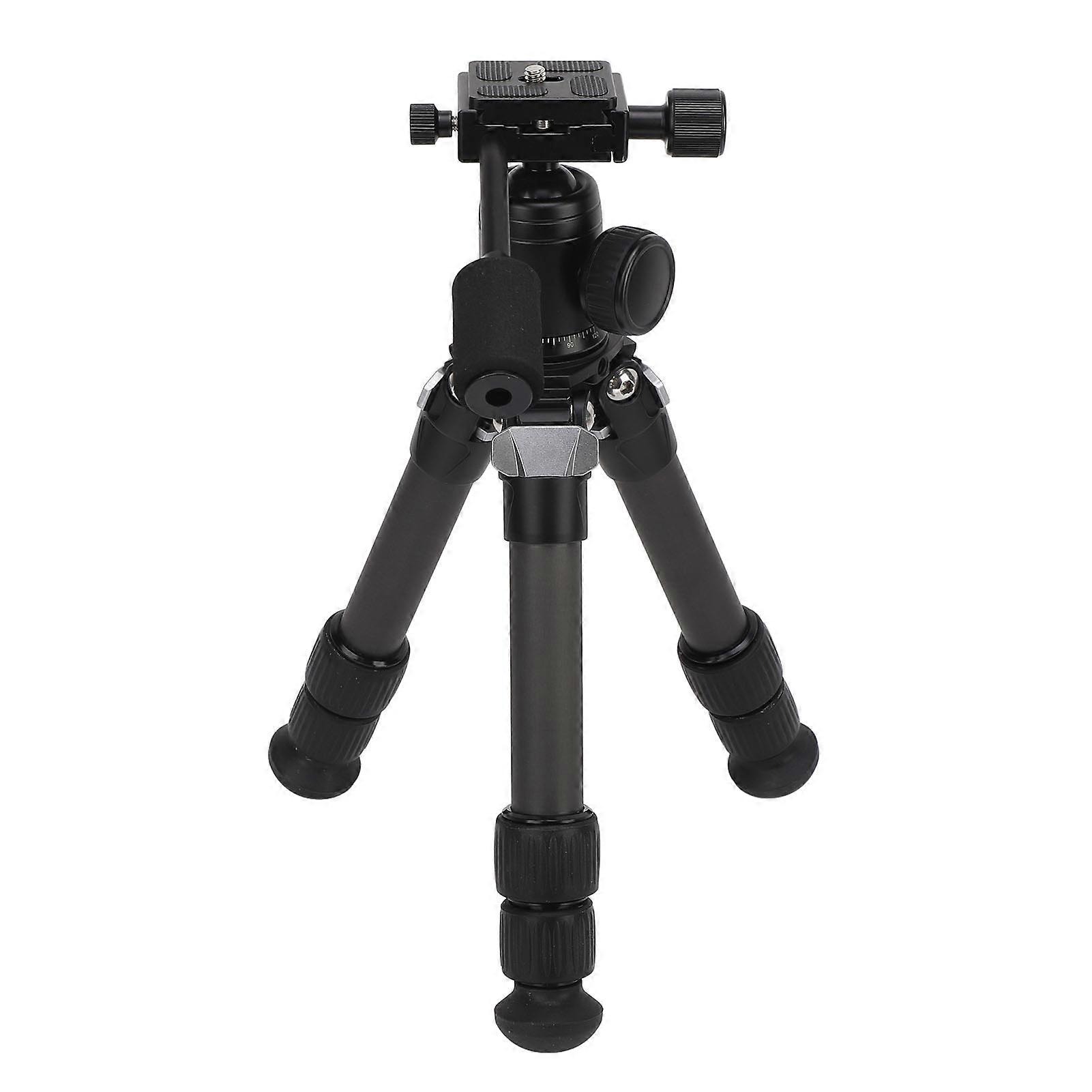 Foldable Carbon Fiber Tabletop Tripod 13lb Load 19.7in Height