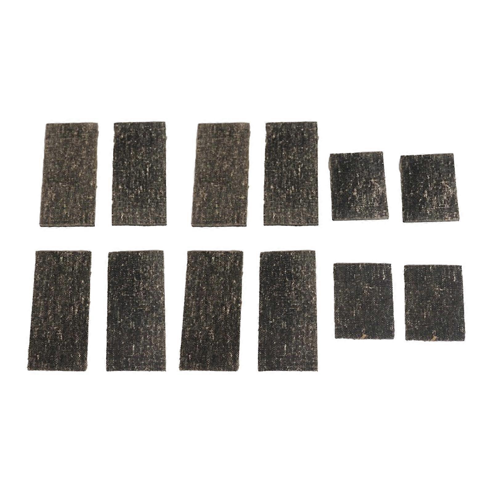 12Pcs Table de billard coussin parements billard fournitures remplacement rail pare-chocs angle droit