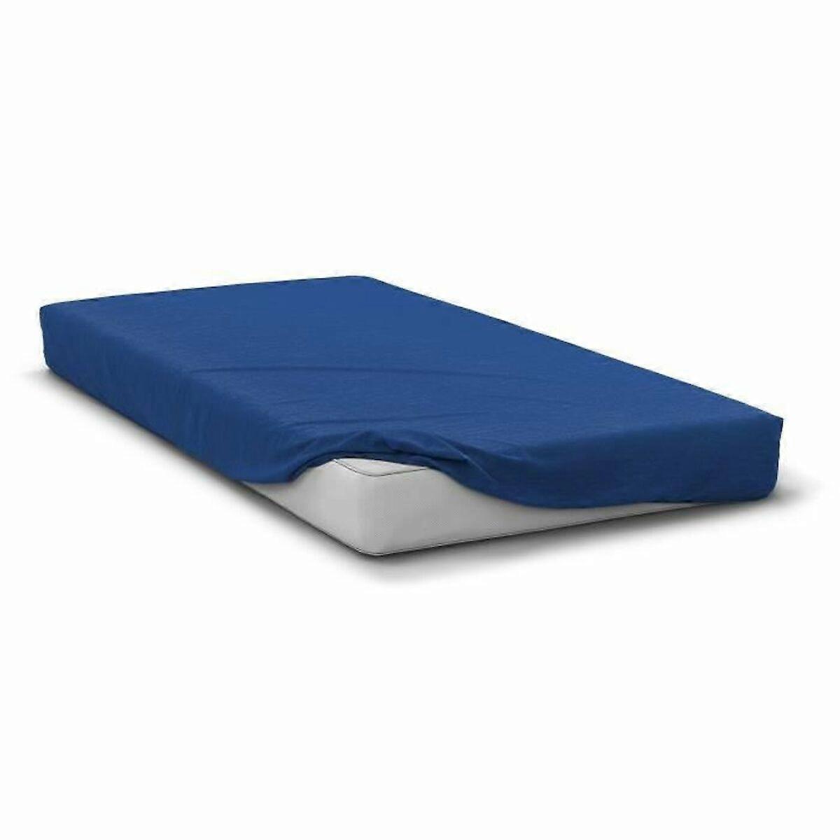 Fitted sheet HOME LINGE PASSION HP71775 Blue 180 x 200 + 30 cm