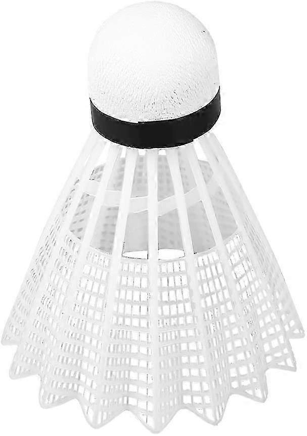 Badminton con testa a sfera in sughero composito (bianco) - 6 pezzi