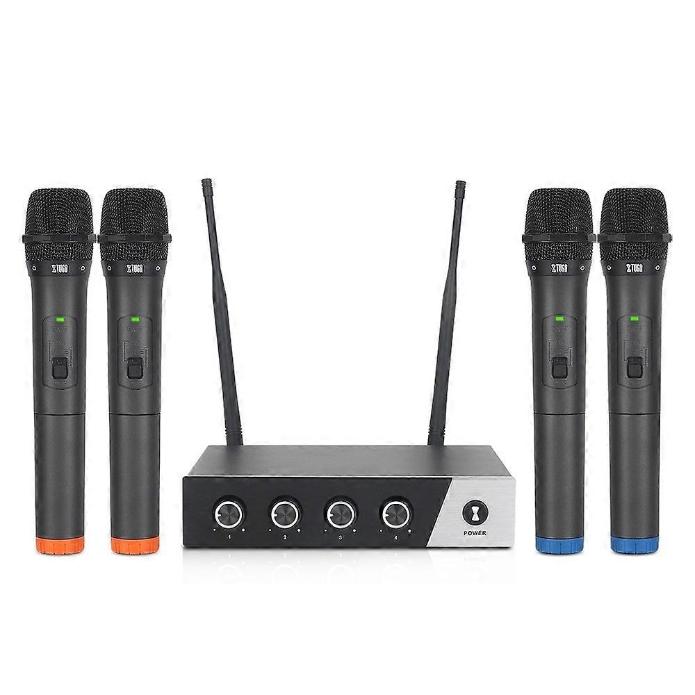 XTUGA S400 4-Channel UHF Wireless Microphone System