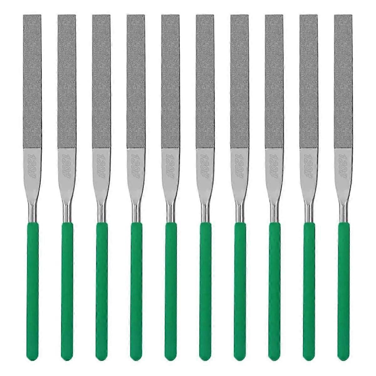 10-Piece Diamond File Set, Precision Needle File Set, Diamond Coated Files for Filing Metal, Cerami