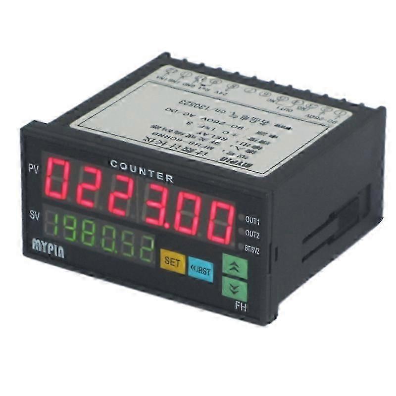 Counter Mini Length Batch Meter 1 Preset Relay Output Count Meter Practical Length Meter 90-260V A