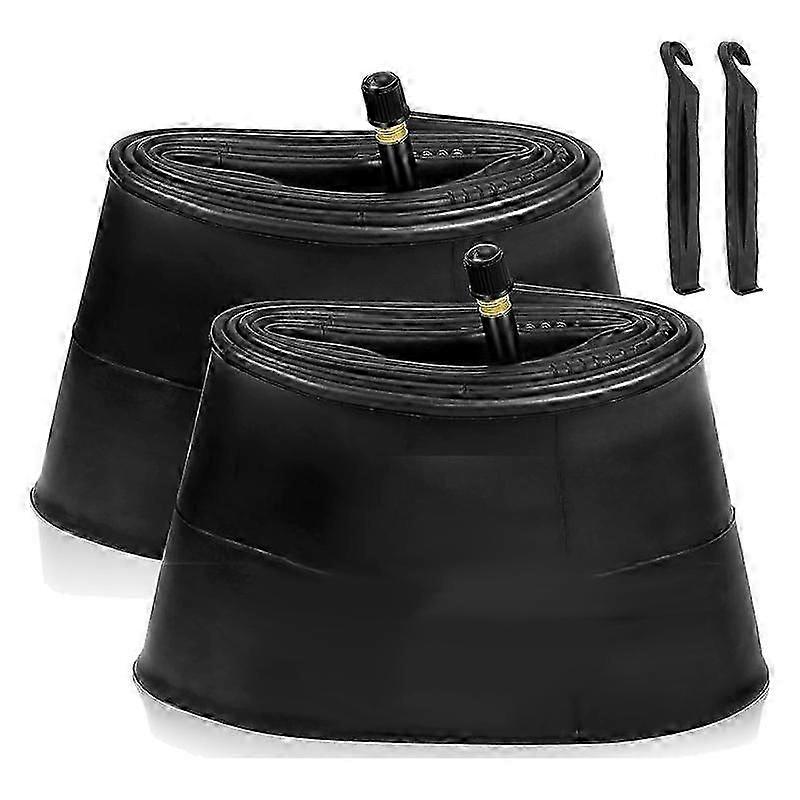 2 Pack 26X4.0 Fat Bike Tube με AV 32mm βαλβίδα, Bike Tubes με 2 μοχλούς ελαστικών, για Road / Mountain / E Bike