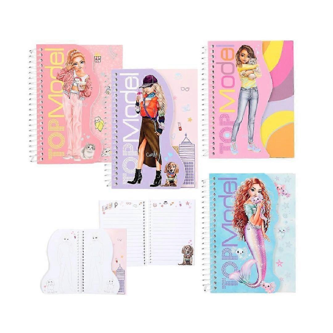 Topmodel Mini Spiral Design NoteBook Sortiment