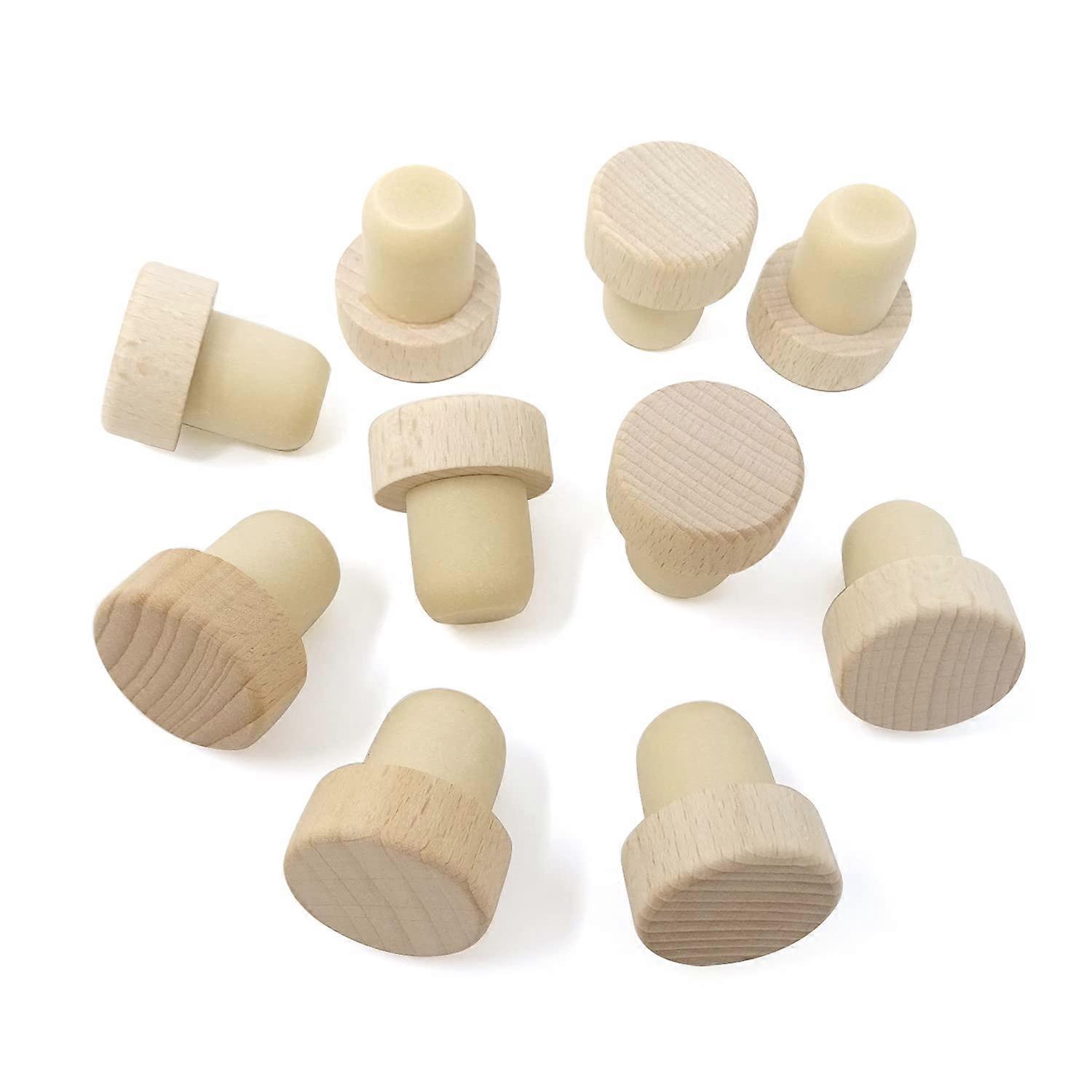 Stoppers T-Plug Bottle Corks Sealing Caps For Bottles 10 Pcs Fits Standard Bottle Necks
