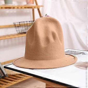 Pharrell Lue Filt Fedora Lue For Menn Hatter Topp Hat 100% Australia Ulllue m (56 til 58cm) khaki