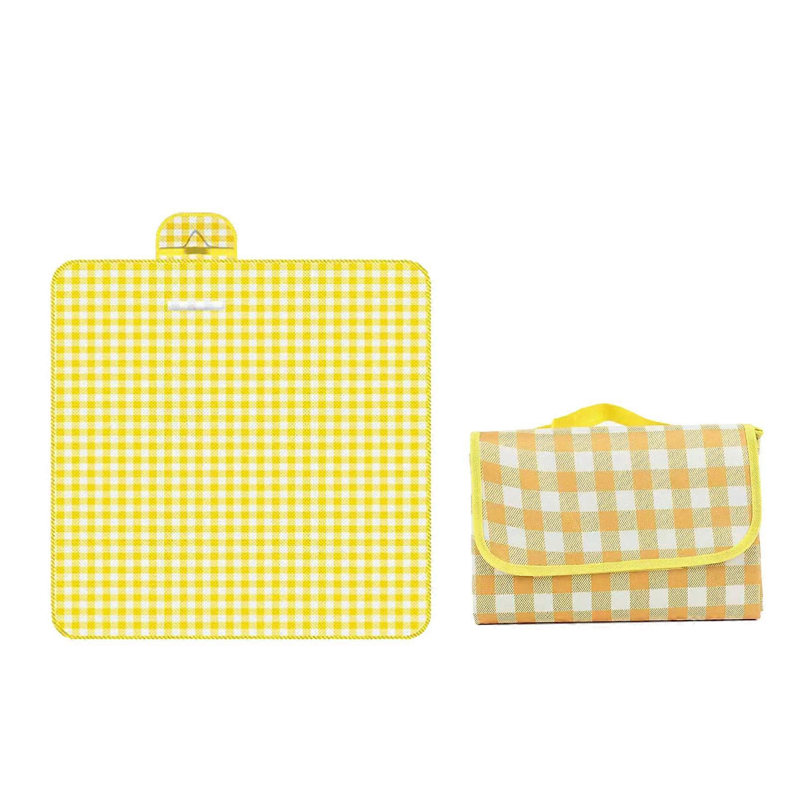 Outdoor Picnic Blanket Thick Non Woven Foldable Beach Mat for Spring Summer Camping