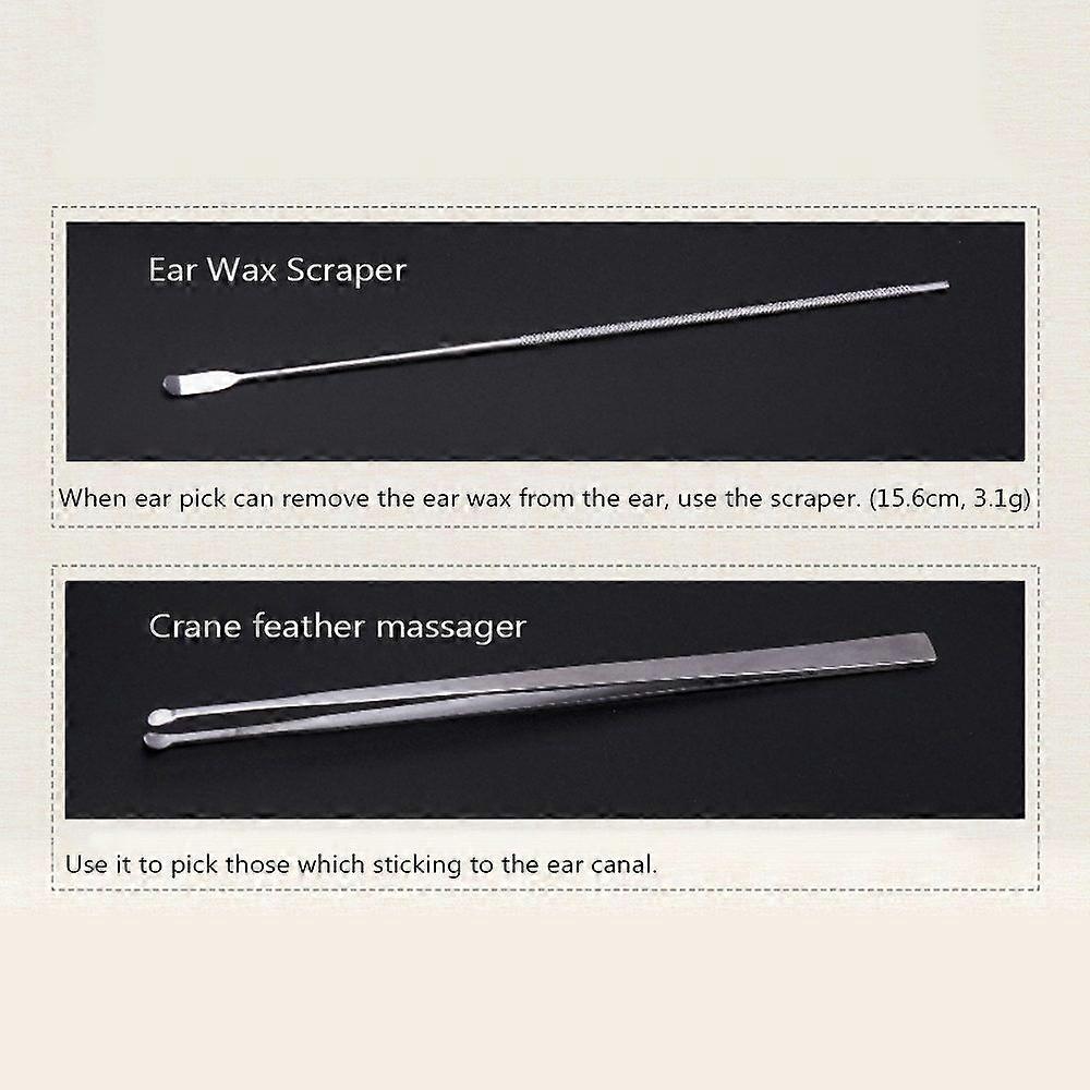 8PCS Ear Pick Set - Effective Ear Wax Remover & Decompression Tool