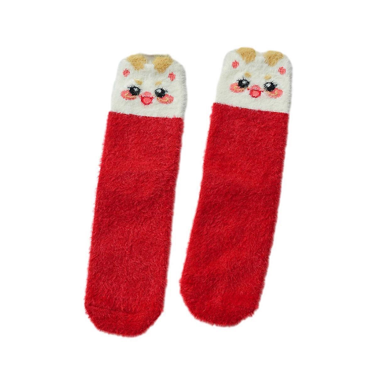Women's Winter Super Soft Warm Comfortable Fleece Slipper Socks