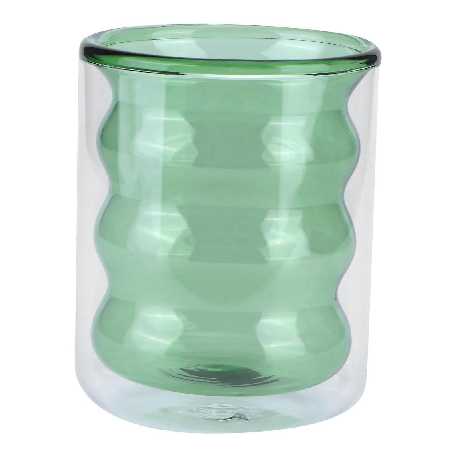 Double wall glass cup, suitable for office, home and school
