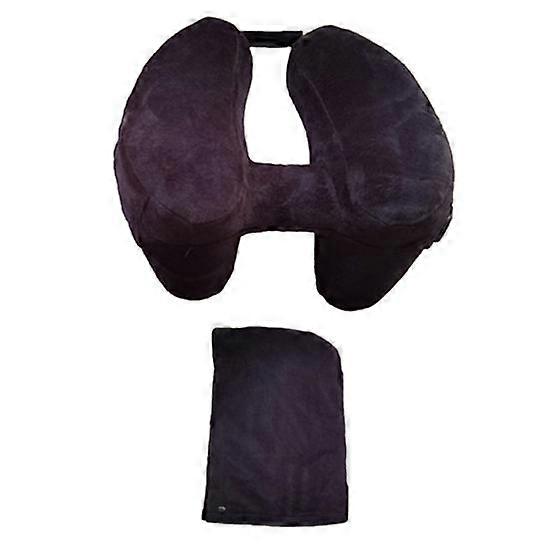 Versatile Soft Pillow Solid Color Aeroplane Head Rest Support Car Neck Cushion Home Use