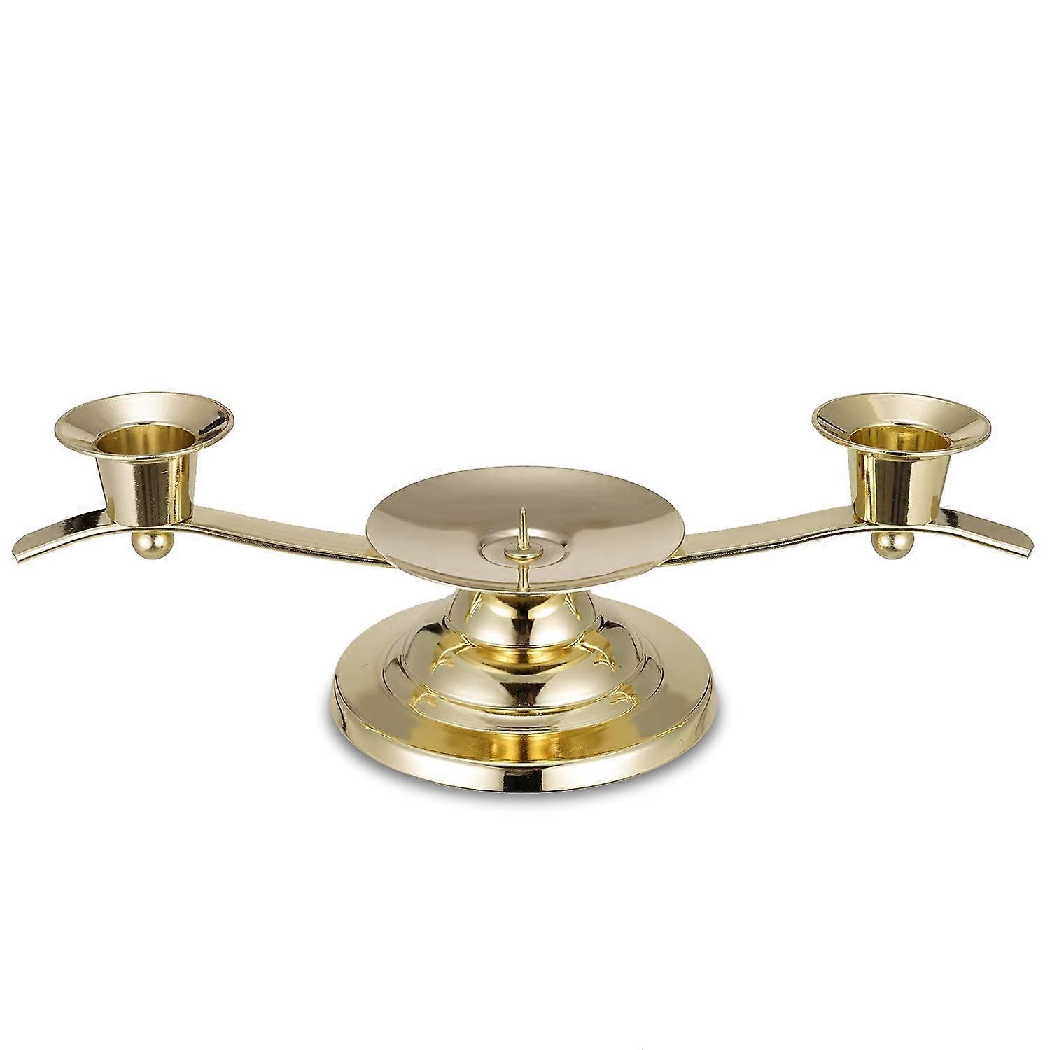 Gold Unity Candle Holder for Weddings 11'' x 4.3'' x 3.1''