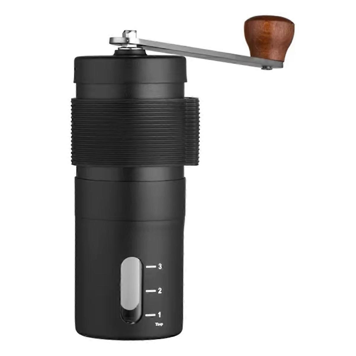 Moulin à café manuel réglable - Moulin à main portable en acier inoxydable avec réglages internes, id