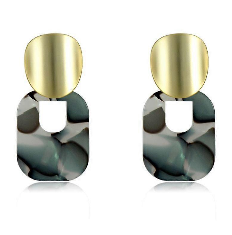 (Grön)Design Akryl Geometriska Örhängen