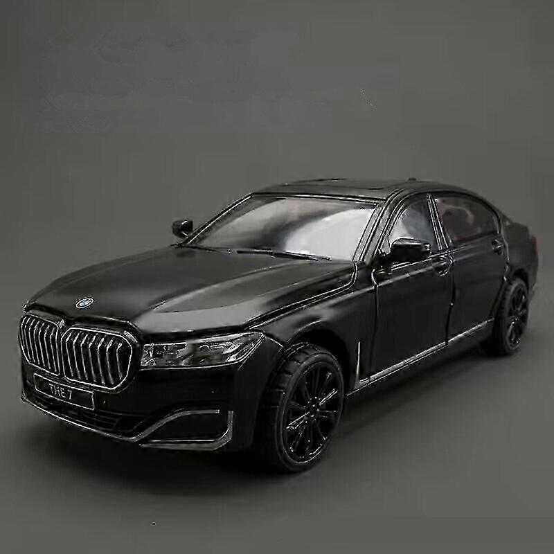 1/24 7 Series 760 Li Alloy Car Model Diecasts Metal Vehicles Car Model Simulation Sound And Light Collection Childrens Toys Gift Toy Cars