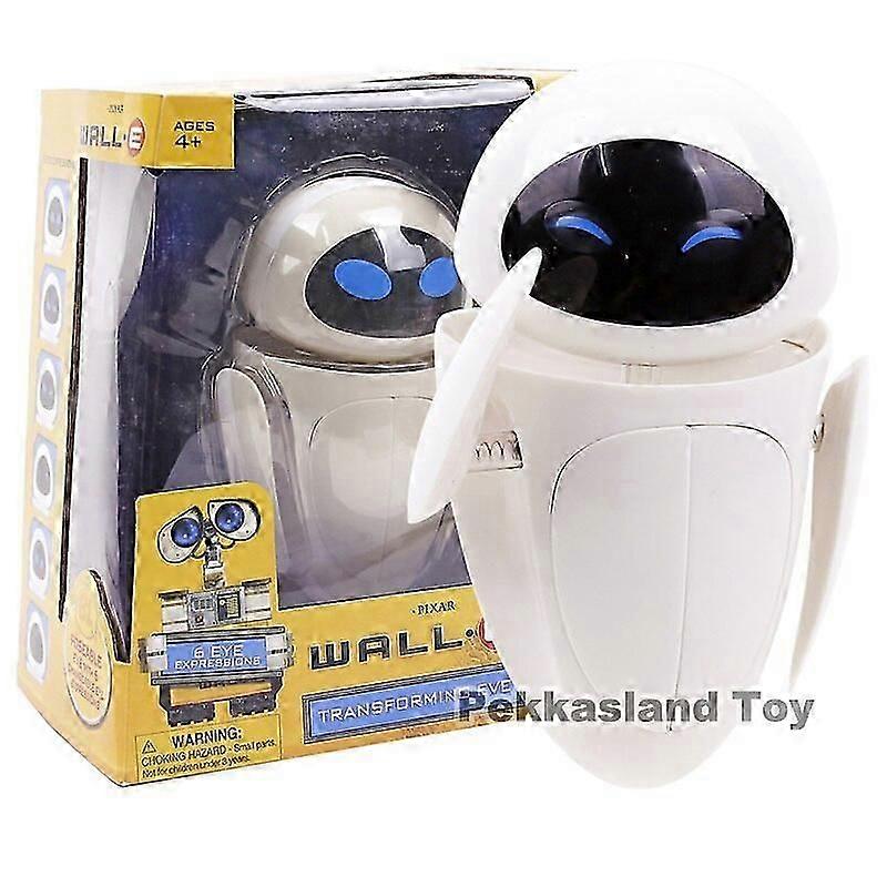 WALL E Transforming EVE 6 Eye Expressions PVC Action Figure Collectible Model Toybox Remote Control Robots