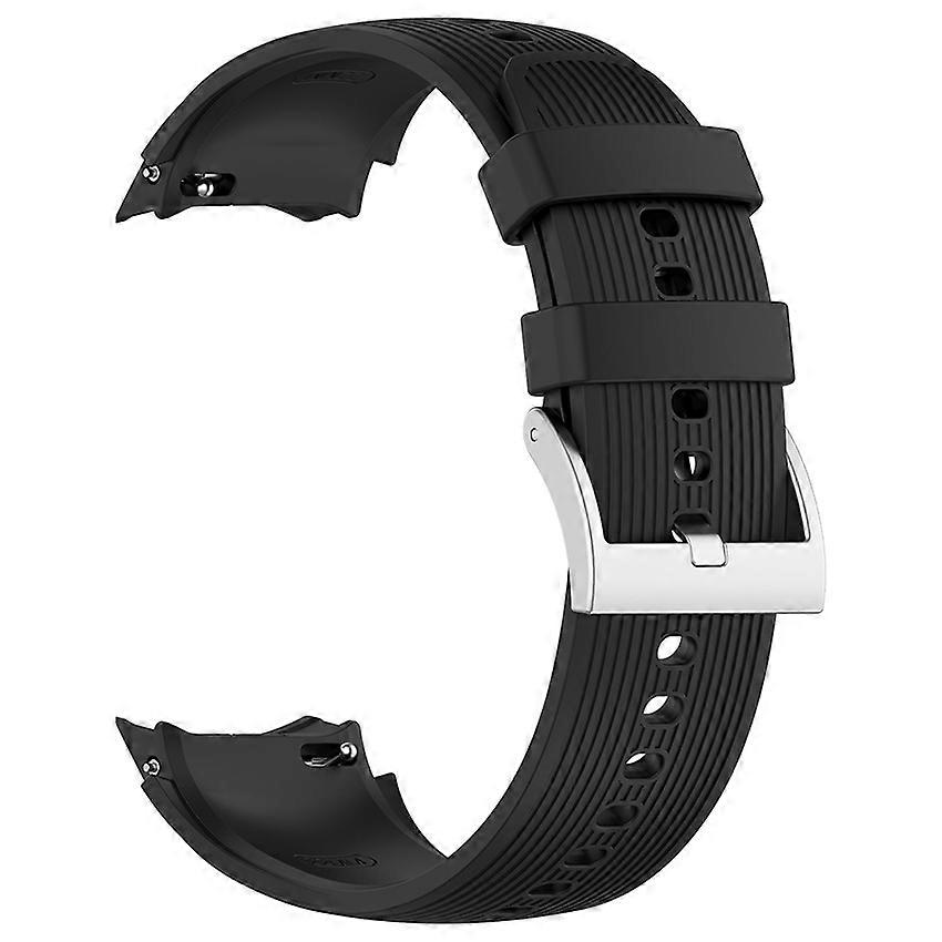 Silicone Watch Strap Replacement Strap Accessories for OPPO Watch X2/X/Oneplus Watch3 Overseas Edition/2 Overseas Edition/Oneplus Watch 2R(Black)