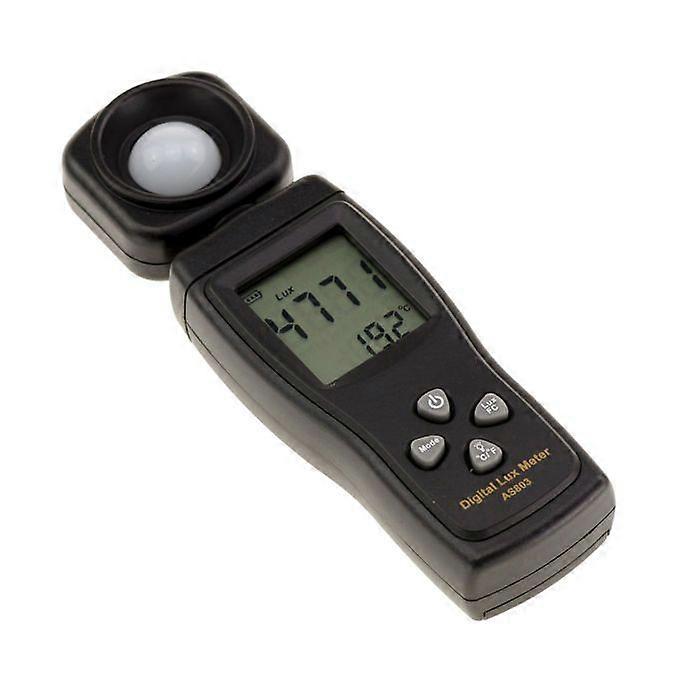 Portable digital lux meter for real-time measurement of brightness up to 200,000 Lux
