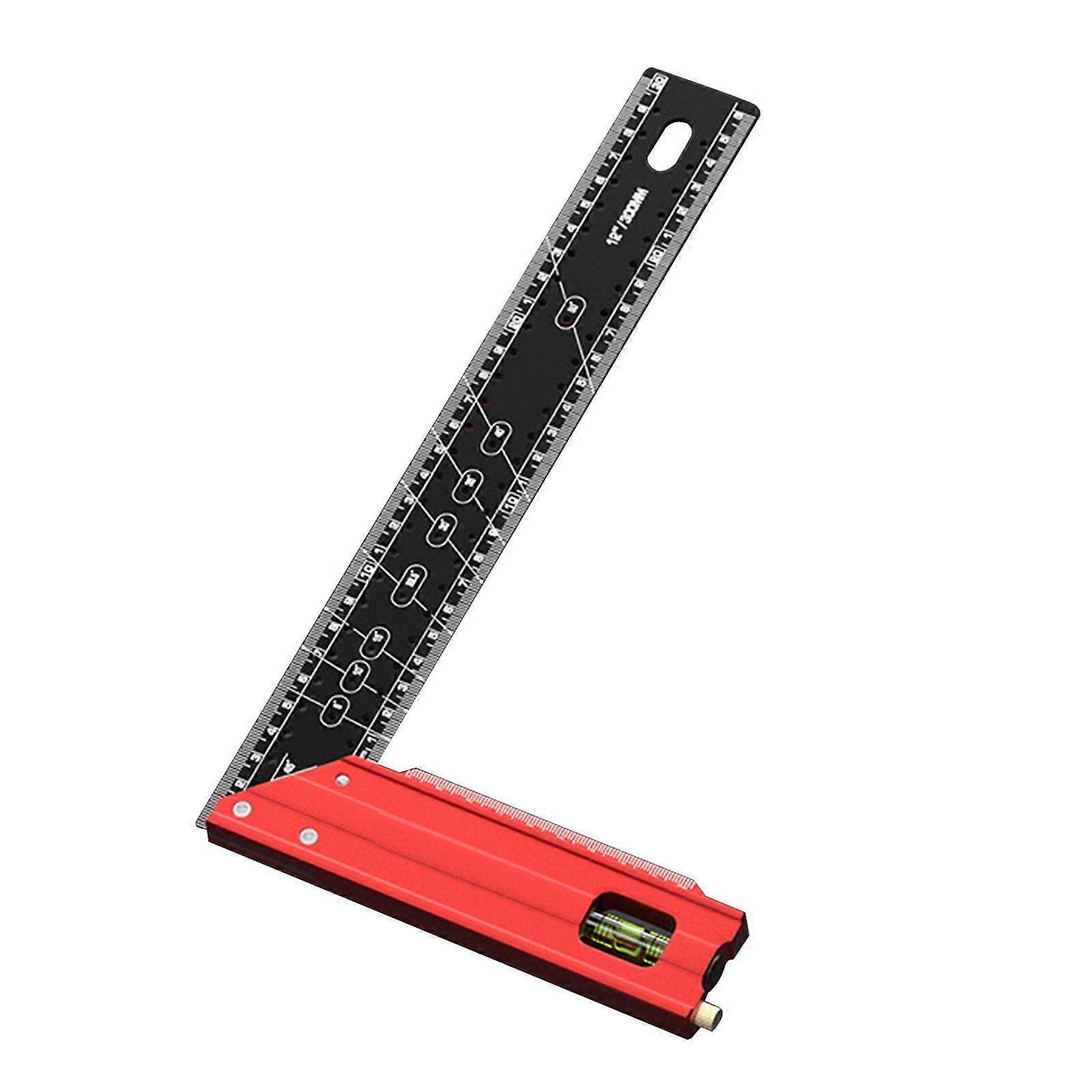 Aluminum Multiple Angles Square Universal Combination Square Essential Woodworking Tool for Woodworking & DIY Projects