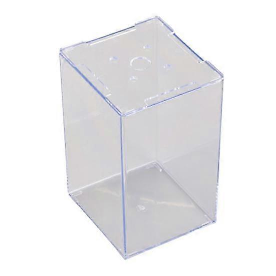 Fish Tank with Lid Transparent Acrylic Fighting Fish Small Micro Landscape Tank for Home