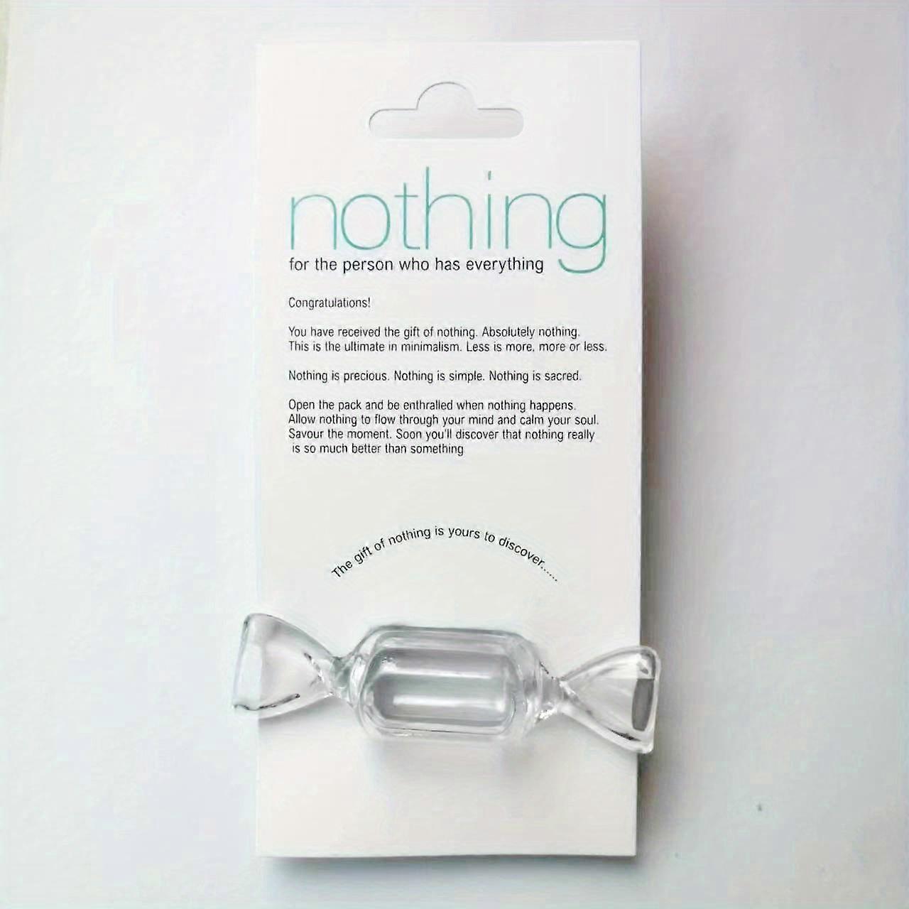 1pc, νέο δώρο τίποτα για το πρόσωπο που έχει τα πάντα παιχνίδι για το πρόσωπο που έχει τα πάντα - το τέλειο δώρο τίποτα καραμέλα δώρο Χριστουγέννων