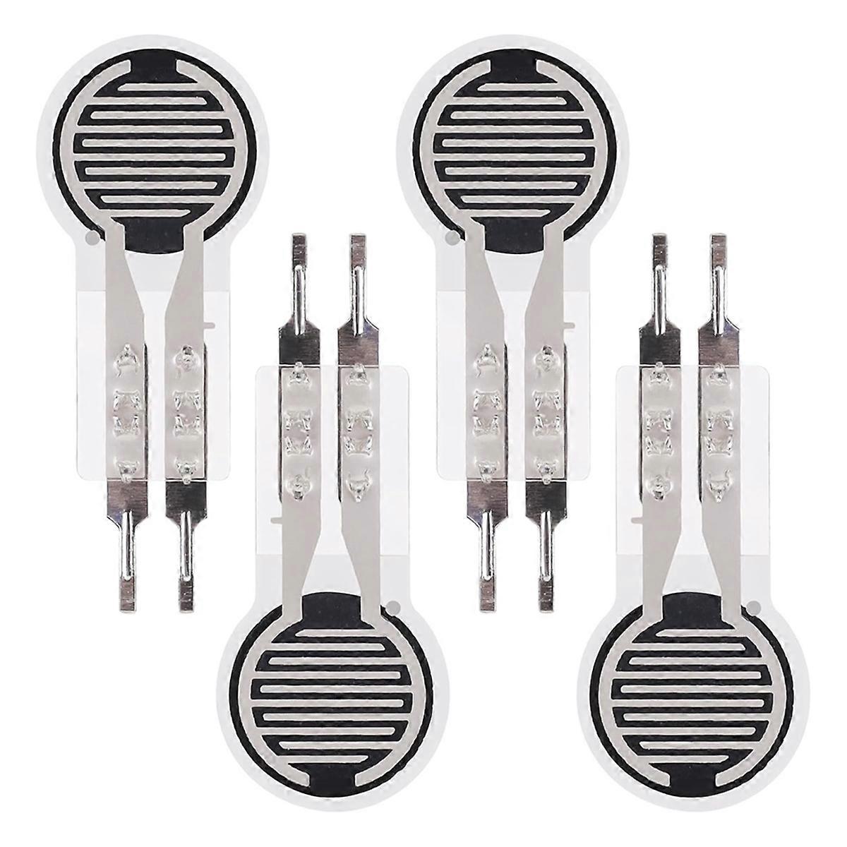 4Pcs Thin Film Pressure Sensor 20g-2Kg High Sensitivity Force Sensitive Resistor Force Sensor Pressu
